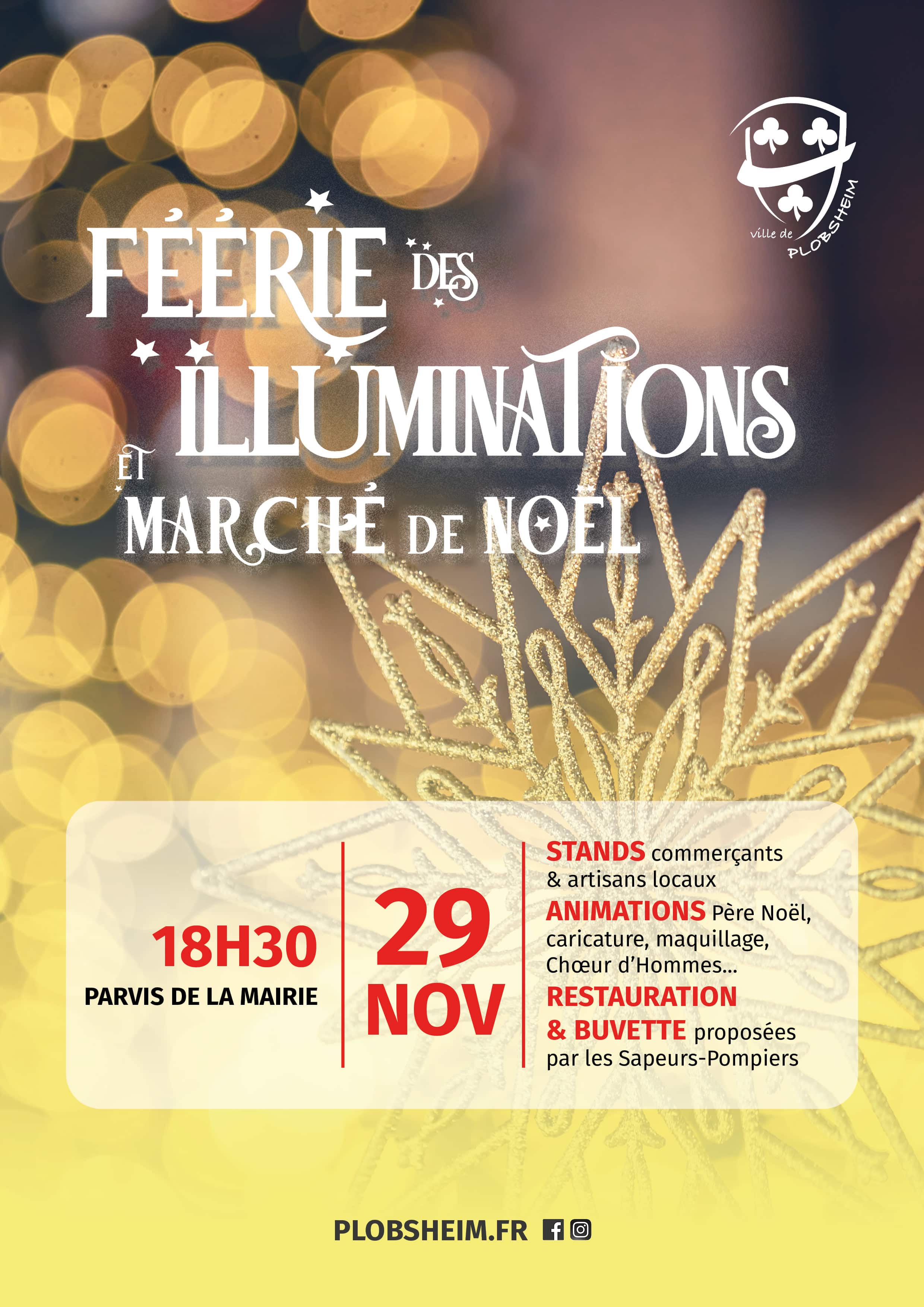 Féérie des Illuminations et Marché de Noël de Plobsheim